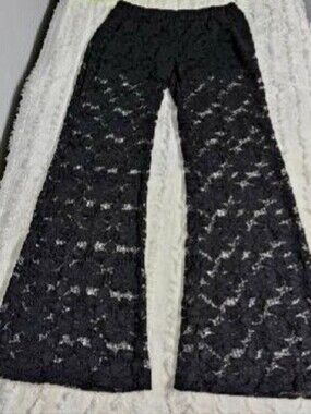 Sans Souci 🔥 Black Mesh Pants